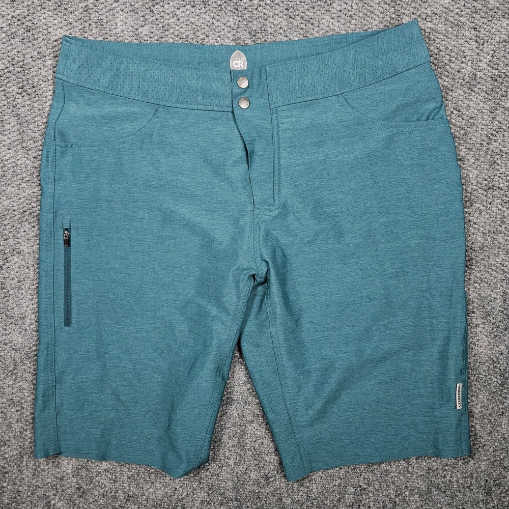 Club Ride Shorts (Men's 38) Teal Blue Mountain Bike MTB Riding Trail Biking